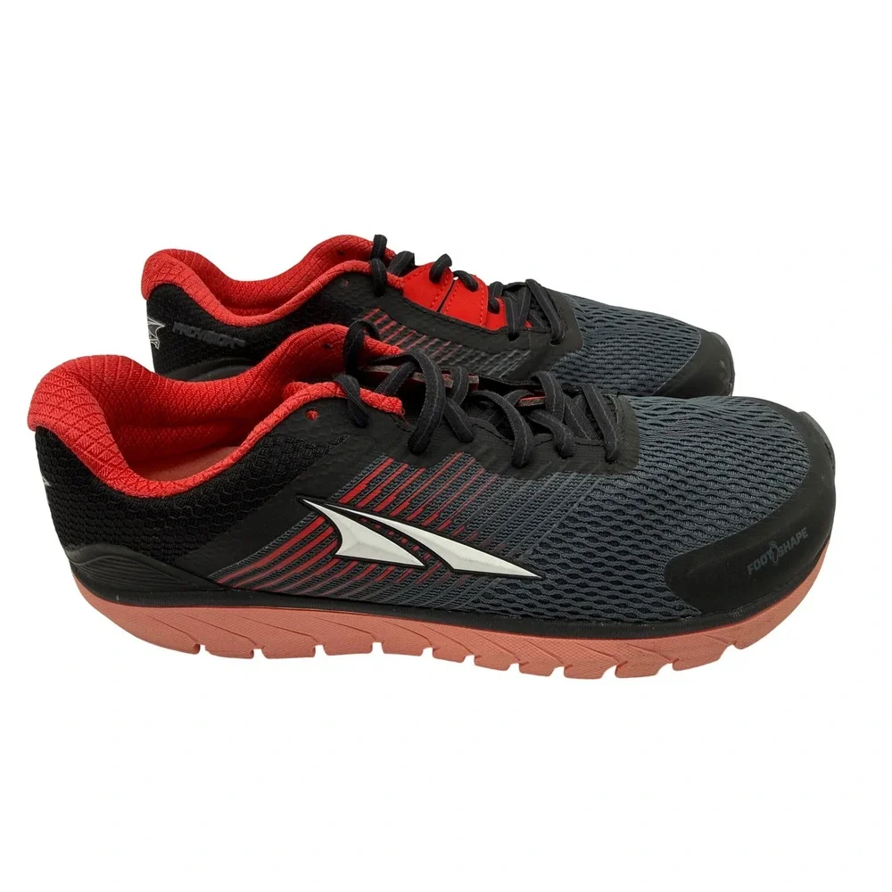 Altra Provision 4.0 Running Shoes Womens 9.5 Black Red Excellent Road Sneakers